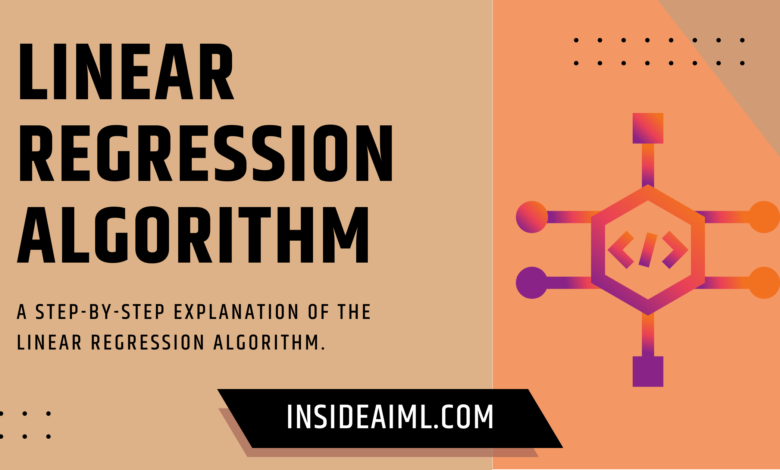 linear regression algorithm